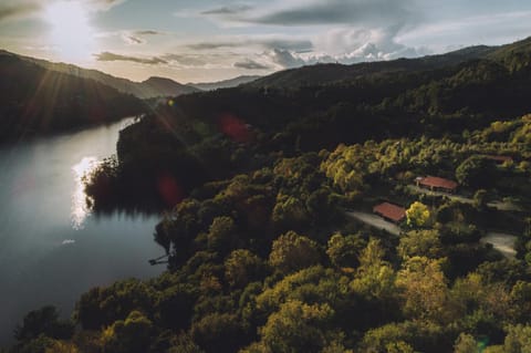 Natural landscape, Bird's eye view, Lake view, Mountain view, River view, Sunrise, Sunset