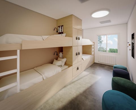 Bed, Photo of the whole room, Bedroom, bunk bed