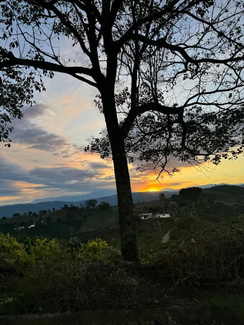 Natural landscape, Mountain view, Sunset