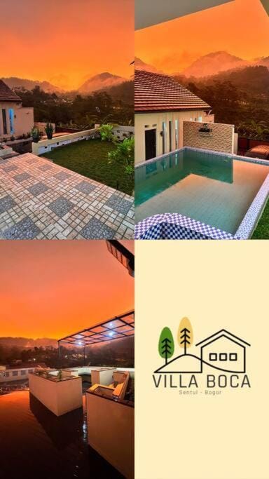 Natural landscape, Mountain view, Pool view, Swimming pool, Sunset