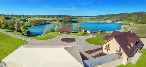 Property building, Bird's eye view, Lake view