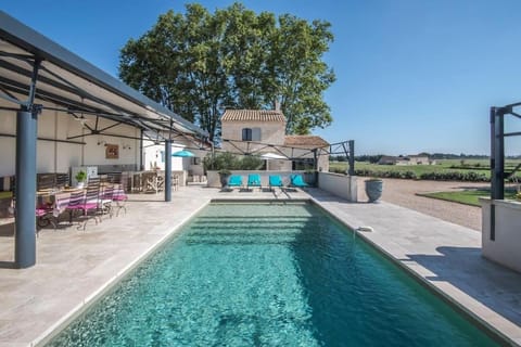 Patio, Pool view, Swimming pool, sunbed