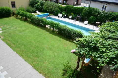 Garden, Pool view, Swimming pool, sunbed