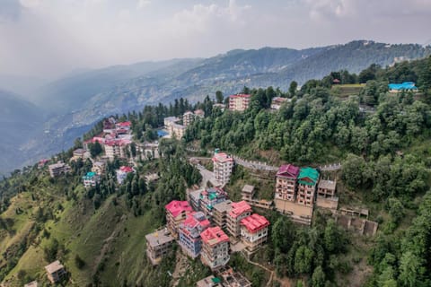 Property building, Nearby landmark, Natural landscape, Bird's eye view, Mountain view