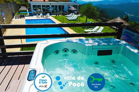 Hot Tub, Logo/Certificate/Sign, Mountain view, Pool view, Swimming pool