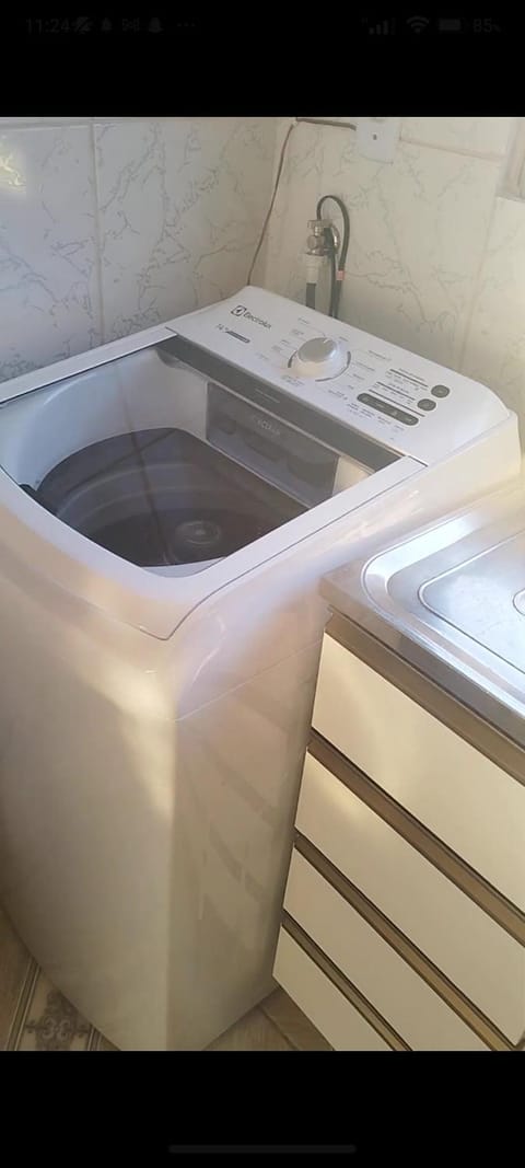 Kitchen or kitchenette, washing machine, dryer