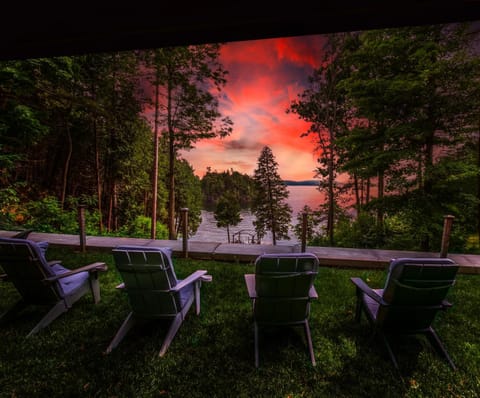 Natural landscape, Balcony/Terrace, Sunset