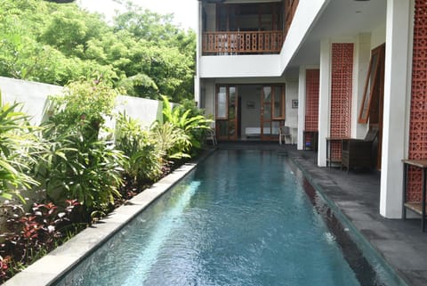 Property building, Pool view, Swimming pool