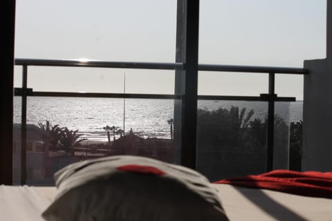 Bed, Natural landscape, View (from property/room), Balcony/Terrace, Photo of the whole room, Bedroom, Sea view