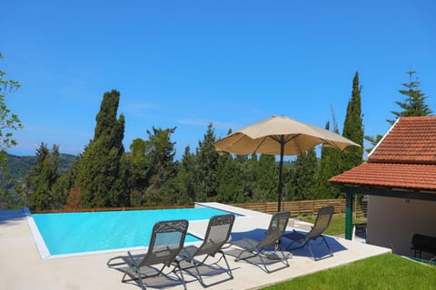 Patio, Natural landscape, Garden, Garden view, Swimming pool, sunbed