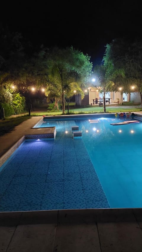 Night, Swimming pool