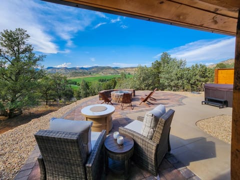 Patio, Hot Tub, Mountain view