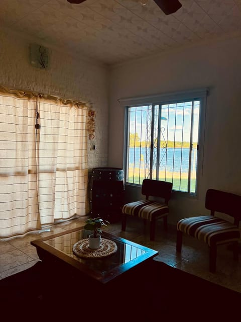 Natural landscape, Living room, Seating area, Sea view