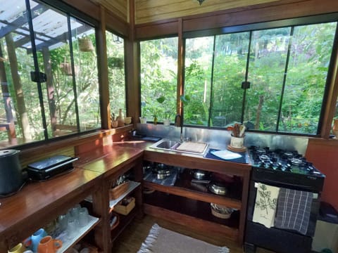 View (from property/room), Decorative detail, stove, kitchen