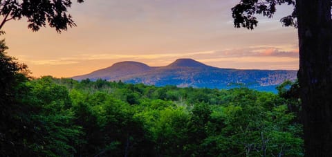 Natural landscape, Mountain view, Sunrise