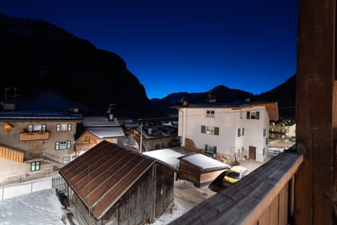 Property building, Night, Natural landscape, Winter, Mountain view