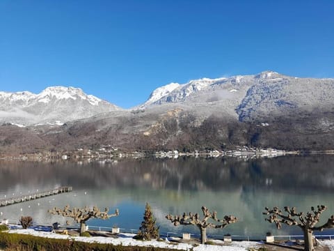 Winter, Lake view, Mountain view