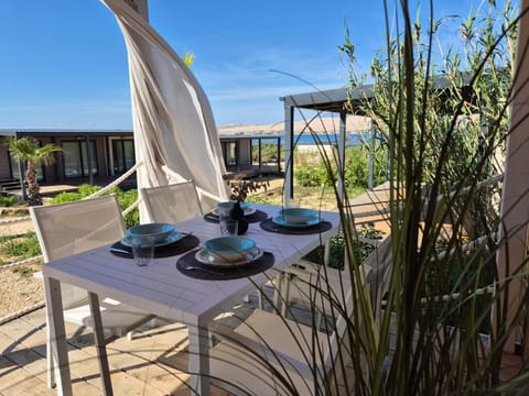 Natural landscape, View (from property/room), Dining area, Sea view