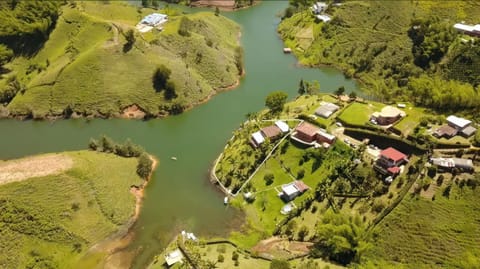 Nearby landmark, Day, Natural landscape, Bird's eye view, City view, Lake view, Mountain view, River view