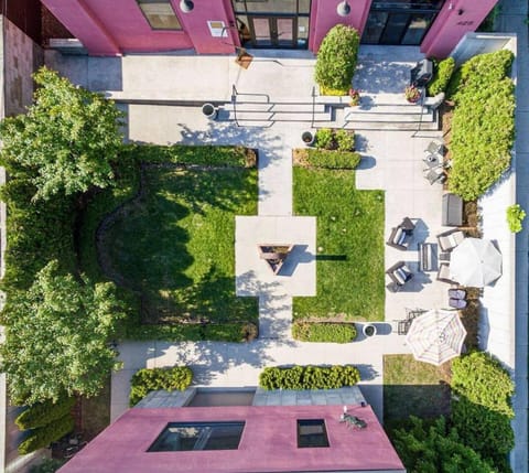 Property building, Garden, Garden view