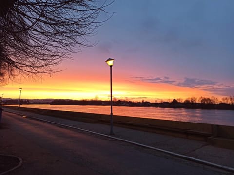 River view, Sunset