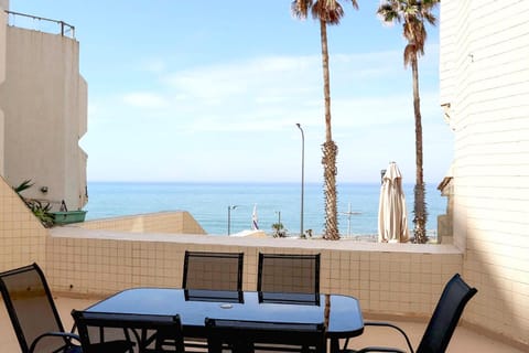 Balcony/Terrace, Dining area, Beach, Sea view