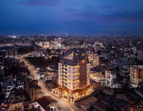 Property building, Night