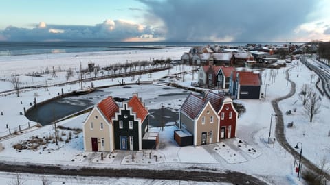 Property building, Winter, Beach, Sea view