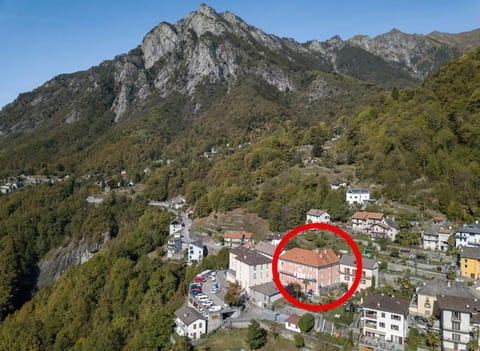 Wild Valley Palm Terrace in Valle Onsernone House in Canton of Ticino