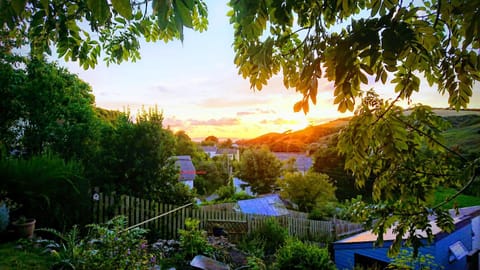 Natural landscape, View (from property/room), Garden view, Sunset