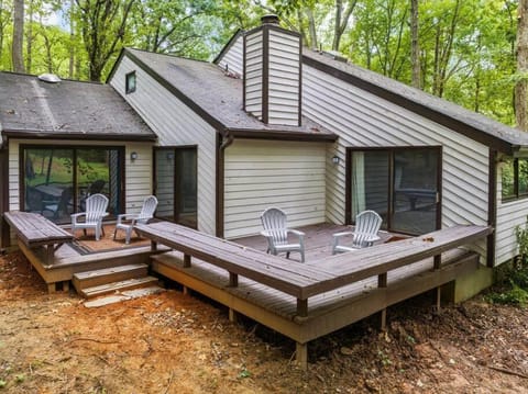 Large, private home on forested lot in Chapel Hill House in Chapel Hill