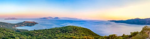 Nearby landmark, Day, Natural landscape, Sea view, Sunset