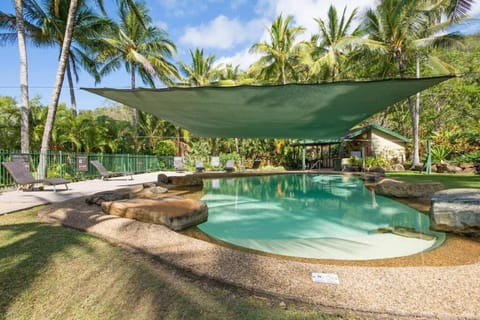 Garden view, Pool view, Swimming pool, sunbed