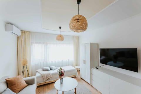 Bed, TV and multimedia, Living room, Photo of the whole room, children, air conditioner