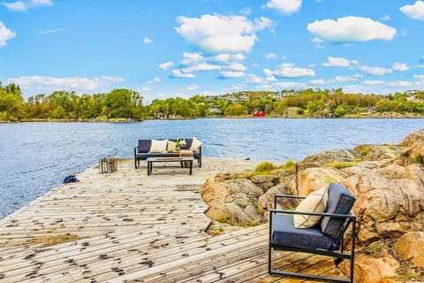 Natural landscape, Seating area, Sea view