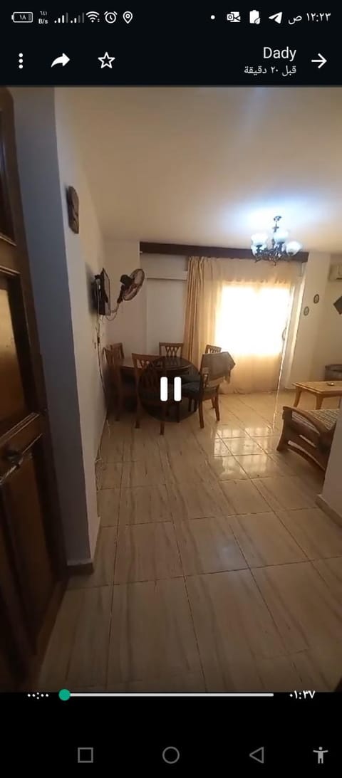 شقة 2 غرفة وصاله مكيف ش الزهراء Apartment in Alexandria