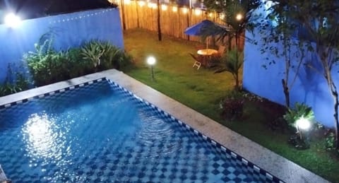 Night, Garden view, Pool view