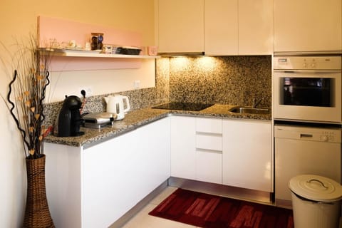 Coffee/tea facilities, Kitchen or kitchenette, minibar, stove