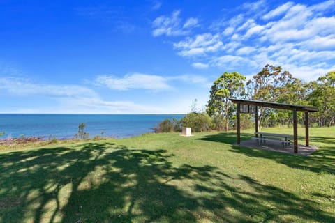 Outlook to K'Gari House in Hervey Bay