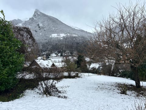 Natural landscape, Winter, Mountain view