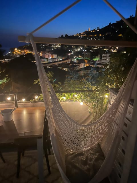 Night, View (from property/room), Balcony/Terrace