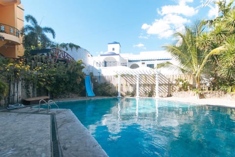 Property building, Pool view, Swimming pool