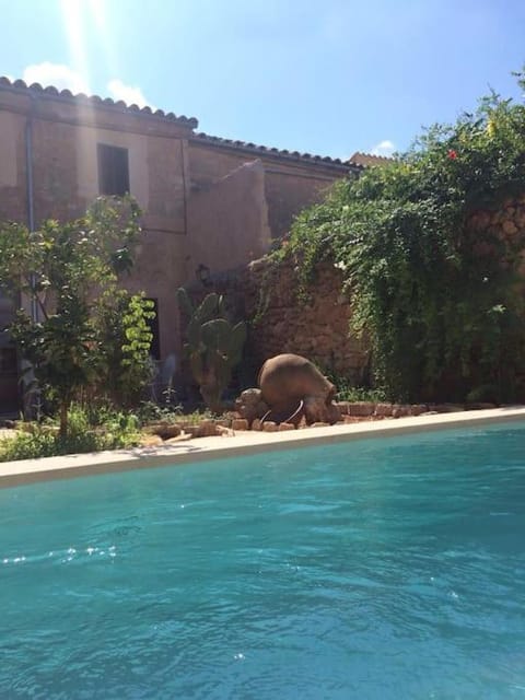 Typical old Majorcan house with a private pool House in Pla de Mallorca