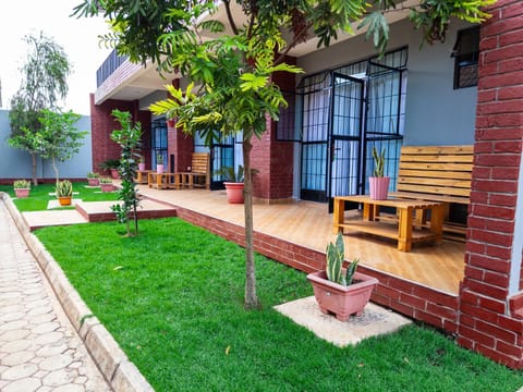 Property building, Patio, Garden view