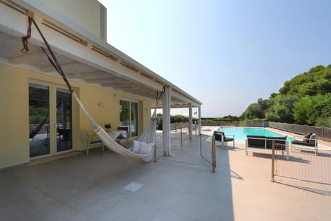 Patio, Pool view