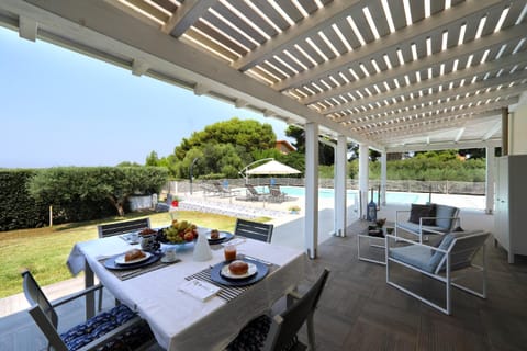 Patio, Dining area, Garden view