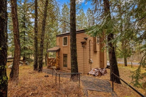 New! Brundage Meadows 1 - Bright, cozy - 2story - wood stove - forest views - by trails, lake, town Haus in McCall