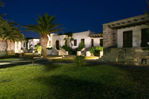 Property building, Night, Garden