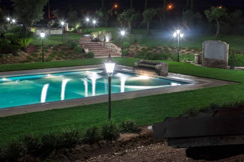 Night, Swimming pool, Swimming pool