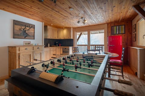 Billiard, Game Room, Living room, kitchen